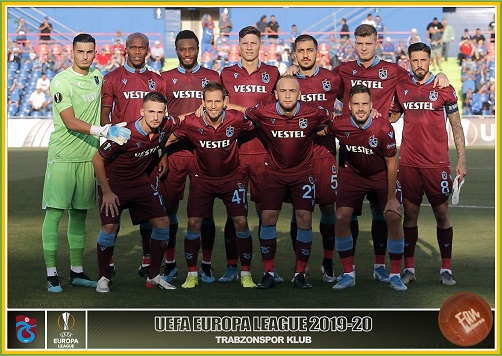 Team Photo of Trabzonspor during the UEFA Europa League group H match  between Ferencvaros TC and