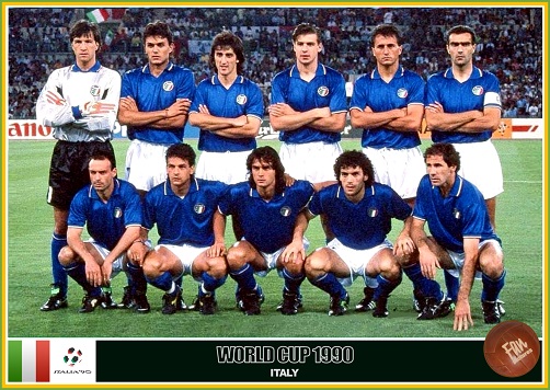 Fan pictures - 1990 FIFA World Cup Italy. Italy team