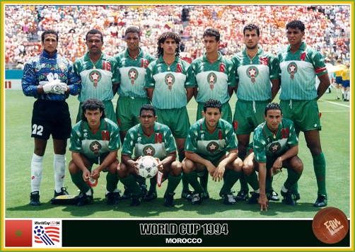 Fan pictures - 1994 FIFA World Cup United States. Morocco team