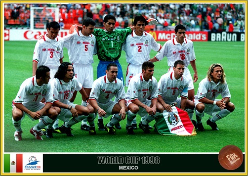 Fan pictures - 1998 FIFA World Cup France. Mexico team
