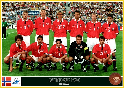 Fan pictures - 1998 FIFA World Cup France. Norway team